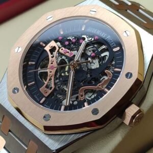 AP Royal Oak Luxury Skeleton Watch 15407ST.OO.1220ST.01