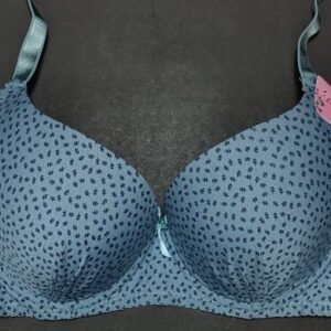 Little Leaves Pushup Bra Blue 42
