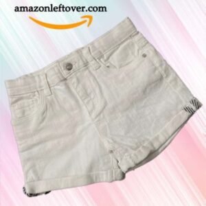 Kids Denim Shorts Snow White
