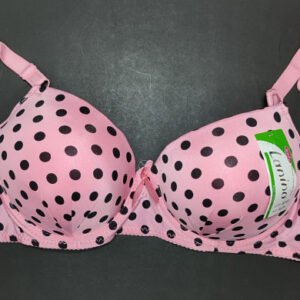 Pink Polka Dot Bra 42