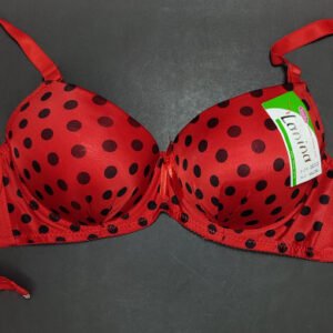 Red Polka Dot Bra 40