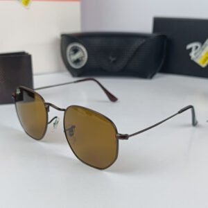 Ray-Ban Sunglasses HEXAGONAL Brown RB3548N