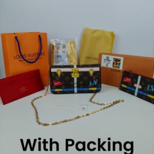 LV Ladies Hand Carry 3Pc Red