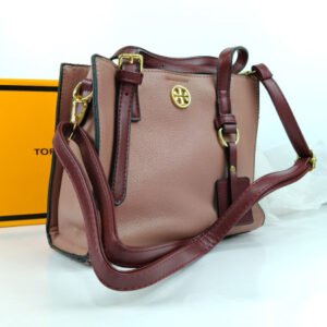 Tory Burch Coffee Pink Handbag