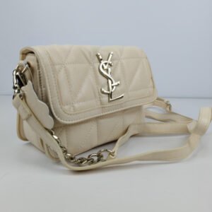 YSL Caramel White handbag