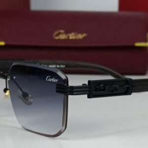 Cartier Sunglasses Black Leopard CRT101