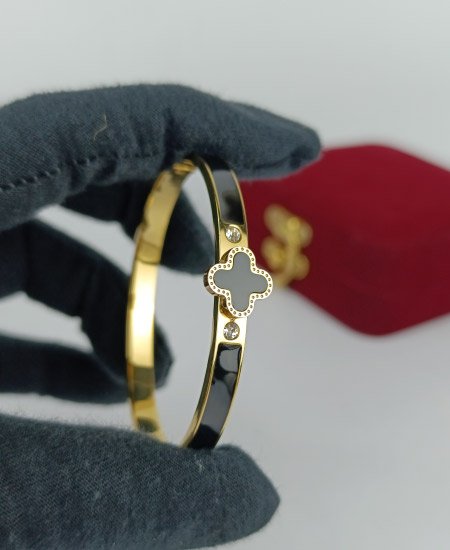 Clover Bangle Black - Image 2