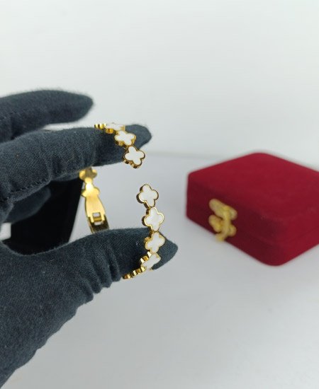 Clover Bangle White - Image 2