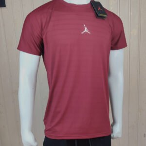 Nike Jordan T-Shirts Dri Fit Mehroon