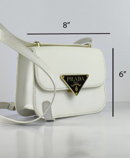 Prada Handbag White PD01 - Image 2