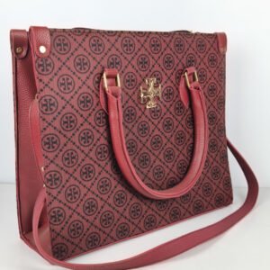 Tory Burch Never Full Handbag Mehroon