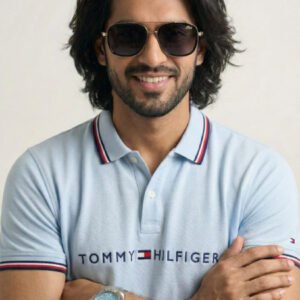 1.1 Tommy Hilfiger Ice Blue Polo Shirts