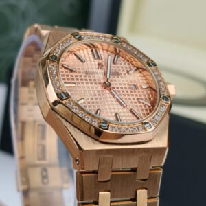 Audemars Piguet Royal Oak 15450ST Rose Gold with Diamond Bezel