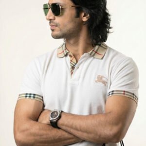 Burberry Snow White Polo Shirt P1