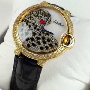 Cartier La Panthère de Cartier Ladies Black Strap Collector Watch
