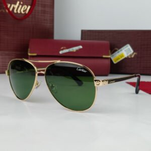 Cartier Legacy Sunglasses Golden Aviator CRT-126