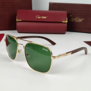 Cartier Luxury Sunglasses Golden CRT27