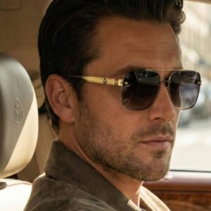 Maybach Sunglasses Golden Black May61