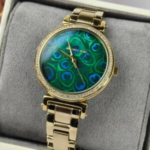 Michael Kors Peacock Motif Dial Watch MK3946