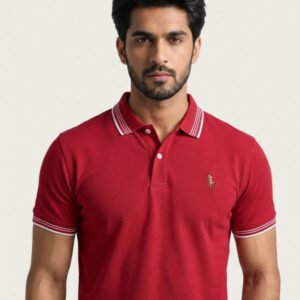 Polo Ralph Lauren Polo Shirts Mehroon Small Logo