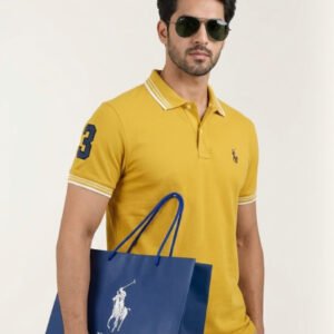 Polo Ralph Lauren Polo Shirts Mustard Small Logo