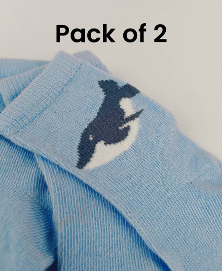 Z Kid's Cotton Winter Socks Pack of 2 (1Y-2Year) D1 - Image 2