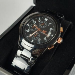 Armani Ceramic Black Watch