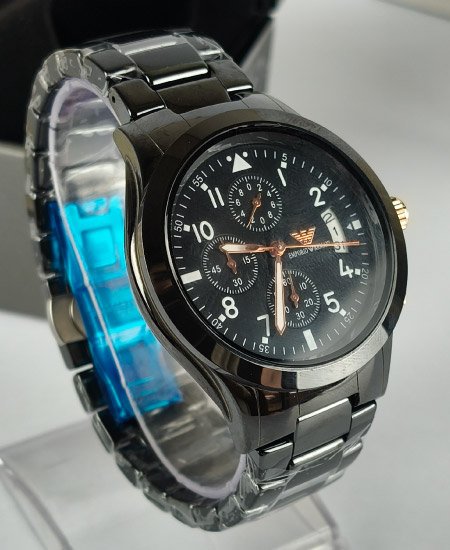 Armani Ceramic Black Watch - Image 6