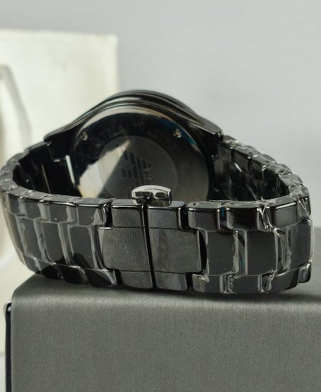 Armani Ceramic Black Watch - Image 5