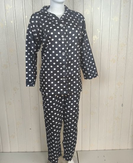 Black Polka Dots Night Suit Zara Women's - Image 5