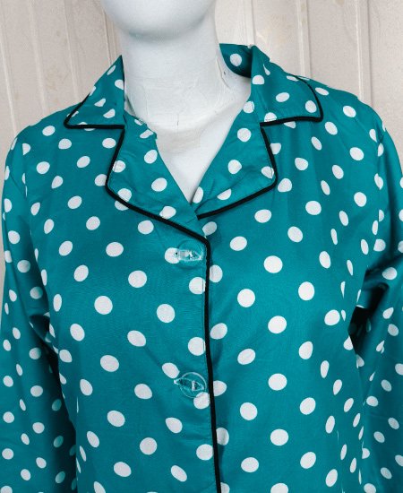 Green Polka Dots Night Suit Zara Women's - Image 4