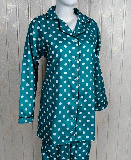 Green Polka Dots Night Suit Zara Women's - Image 7