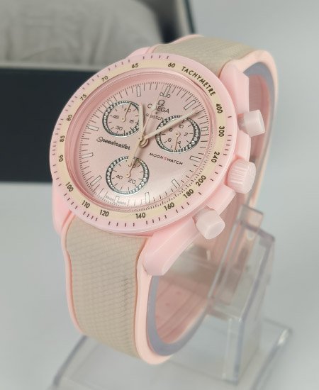 Omega Speed Master Ultra-Light MISSION TO VENUS Rubber Stap Watch - Image 6