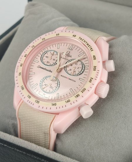 Omega Speed Master Ultra-Light MISSION TO VENUS Rubber Stap Watch - Image 3