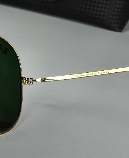 Ray Ban Golden Aviator Sunglasses USA - Image 6